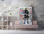Wallity Lienzo Decorativo Banksy WY131 (70 x 100 cm)